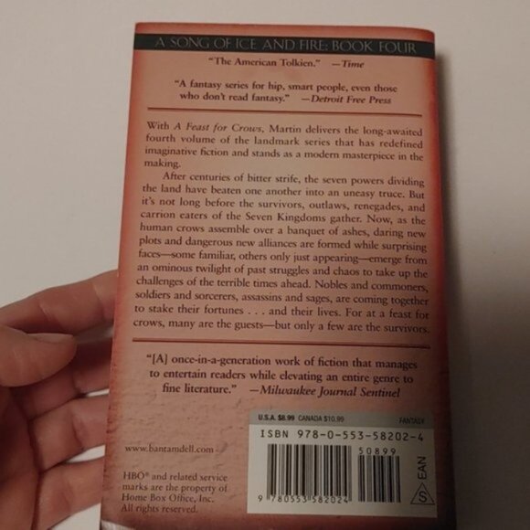 3/$13 Song of Ice and Fire 4: A Feast For Crows George R R Martin 2004 p… - Picture 5 of 7